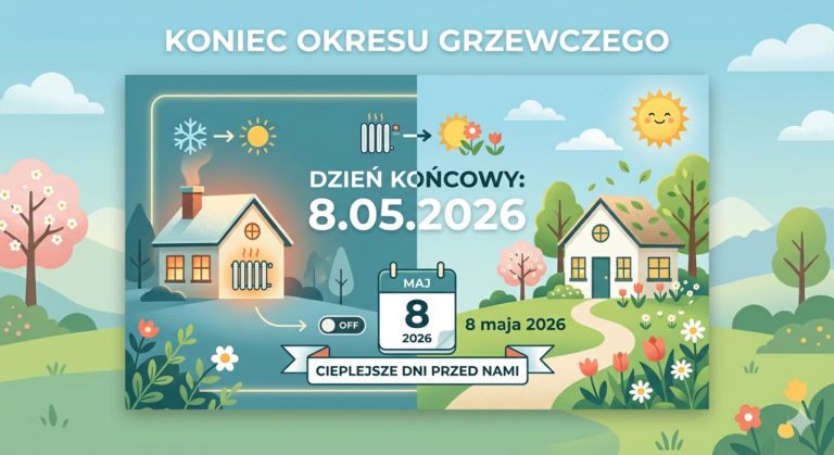 Informacja o zakończeniu sezonu grzewczego